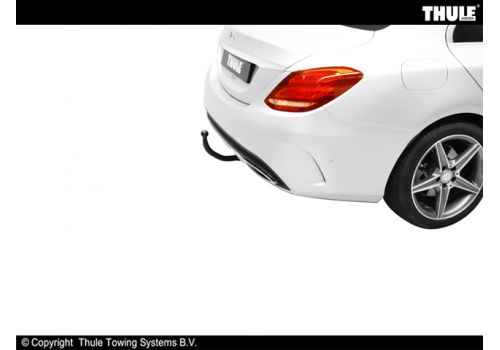 Mercedes C Class Saloon 2014 on Thule Detachable towbar