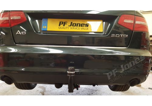 Audi A6 Saloon 2011 Onwards Westfalia Detachable Towbar