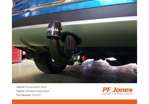 Toyota Rav4 2013 Onwards Westfalia Detachable Towbar