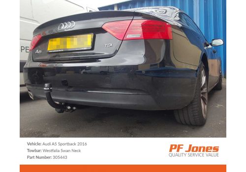 Audi A5 B8 Sportsback 2009-2016 Westfalia Swan Neck Towbar