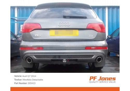 Audi Q7 Westfalia 2006-2015 Detachable Towbar