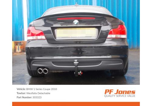 BMW 1 Series Coupe E82 2007-2014 Westfalia Detachable Towbar