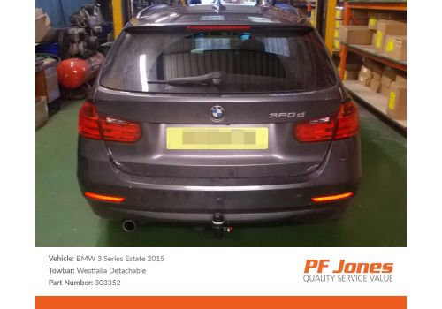BMW 3 Series Tourer F31 2012 Onwards Westfalia Detachable Towbar