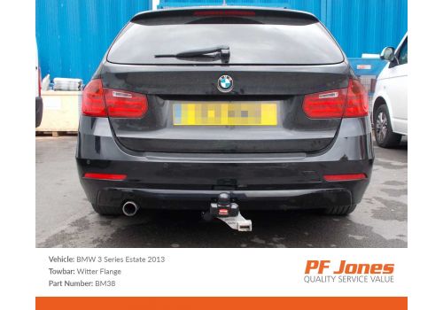 BMW 3 Series Saloon F30 2012 on Flange tow bar