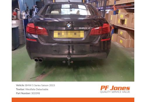 BMW 5 Series Saloon F10 2010-2017 Westfalia Detachable Towbar