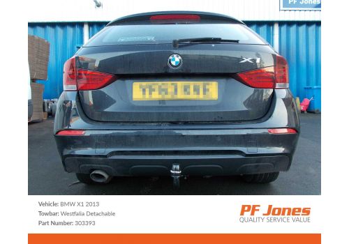 BMW X1 2010 Onwards Westfalia Swan Neck Towbar
