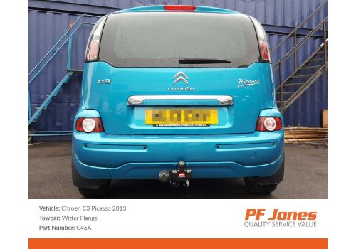 Citroen C3 Picasso 2009-2017 Witter Flange tow bar