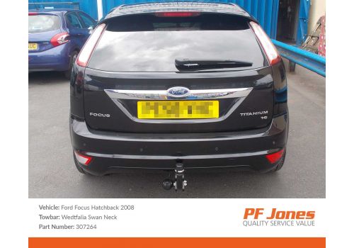 Ford Focus Hatchback 2008-2011 Westfalia Swan Neck Towbar