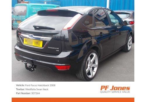 Ford Focus Hatchback 2008-2011 Westfalia Swan Neck Towbar