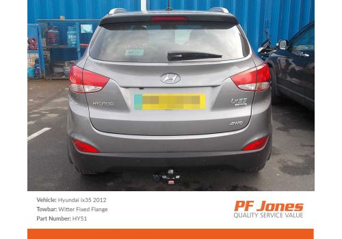 Hyundai IX35 Mar 2010 Onwards Witter Flange Towbar