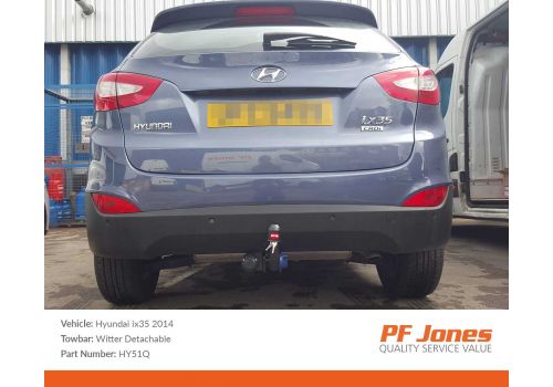 Hyundai IX35 Mar 2010 Onwards Witter Detachable Towbar