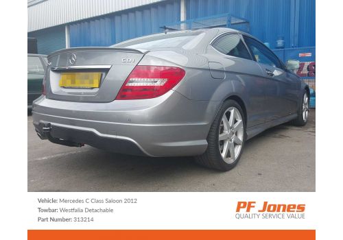 Mercedes C Class Saloon 2007 Onwards Westfalia Swan Neck Towbar (WOHC)