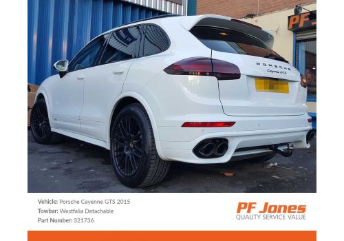 Porsche Cayenne 2003 Onwards Westfalia Detachable Towbar