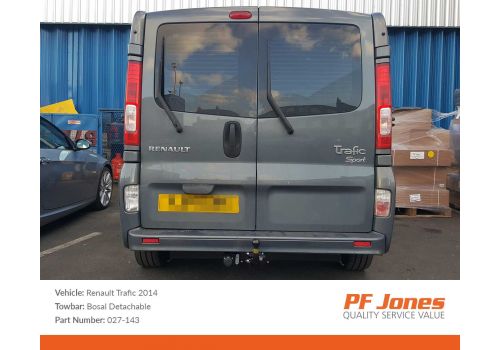 Renault Trafic Van 2006-2014 Oris Detachable Towbar