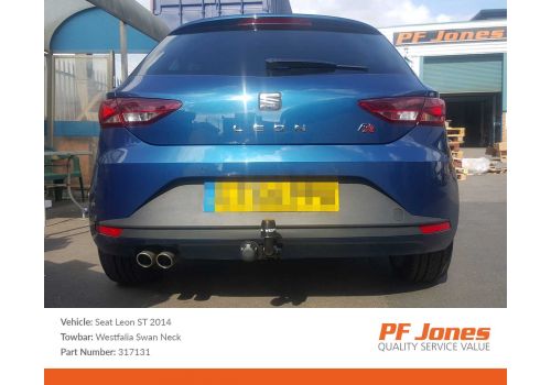 Seat Leon ST 2012 Onwards Westfalia Swan Neck Towbar