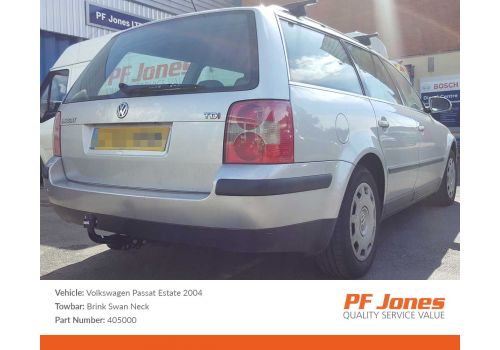 Volkswagen Passat Estate 05/1997-08/2005 Brink Swan Neck Towbar