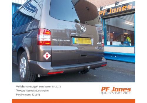 Vw t5 deals tow bar