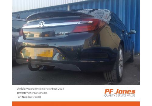 Vauxhall Insignia Hatchback 2009 Onwards Witter Detachable Tow bar