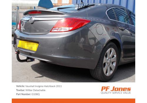 Vauxhall Insignia Hatchback 2009 Onwards Witter Detachable Tow bar