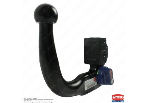Volkswagen Caddy Mk3 Van/MPV 2008-2015 Witter Detachable Towbar