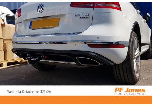 Volkswagen Touareg Westfalia Detachable Towbar