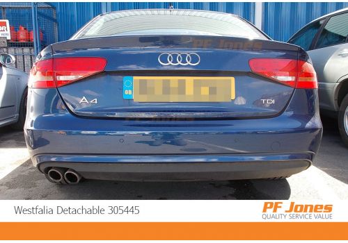 Audi A4 Westfalia Detechable Towbar neck removed