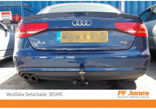 Audi A4 Westfalia Detechable Towbar fitted