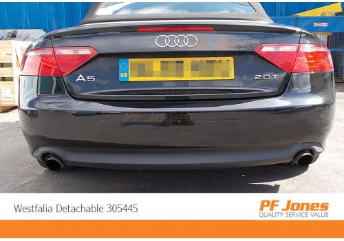 Audi A5 Westfalia Detachable towbar neck off