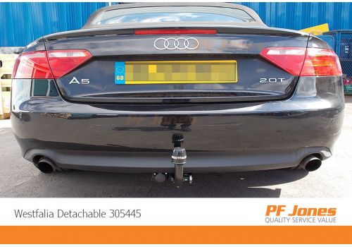 Audi A5 Westfalia Detachable towbar neck on