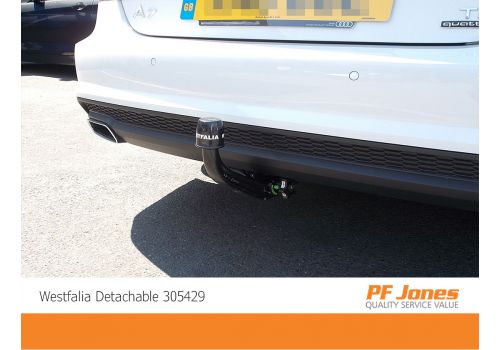 Audi A7 Westfalia Detachable Towbar Neck Close Up