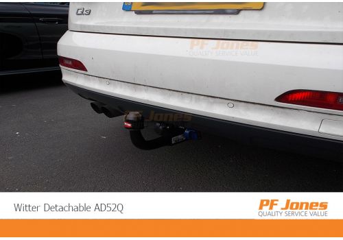 Audi Q3 Witter Detachable Towbars fitted