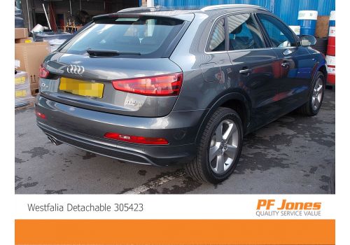 Audi Q3 Westfalia Detachable Towbar Side Rear View Neck Removed 305423