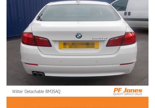 BMW 5 Series Saloon F10 2010-2017 Witter Detachable Towbar Neck Removed two