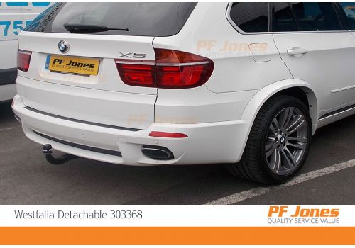 BMW X5 Westfalia detachable towbars fitted