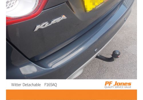Ford Kuga Detachable Towbar Neck View