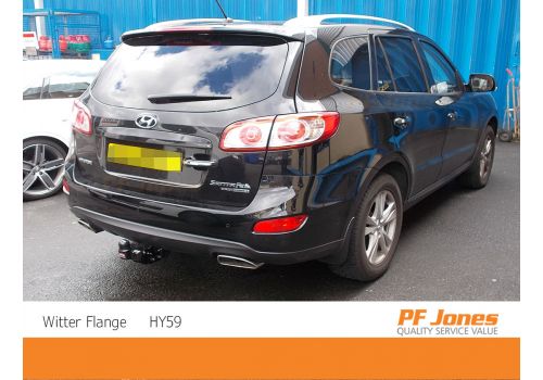 Hyundai Santa Fe Witter Flange Towbar Fitted