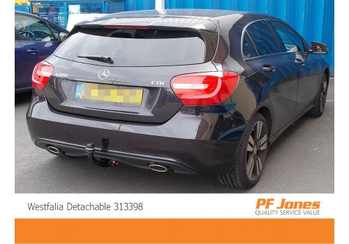 Mercedes A Class Westfalia Detachable Towbar Neck Fitted