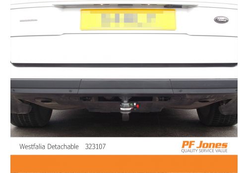 Range Rover Westfalia Detachable Towbar Neck View