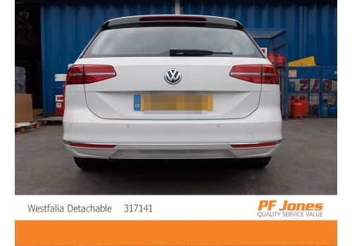 Volkswagen Passat Towbar Rear View Neck Removed