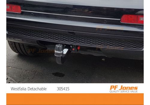 Audi Q7 Towbar Neck Close Up