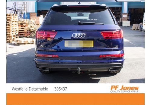 Audi Q7 Westfalia Detachable Towbar Fittede