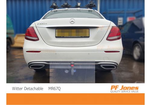 Mercedes E Class Saloon Witter Detachable Towbar Neck Fitted