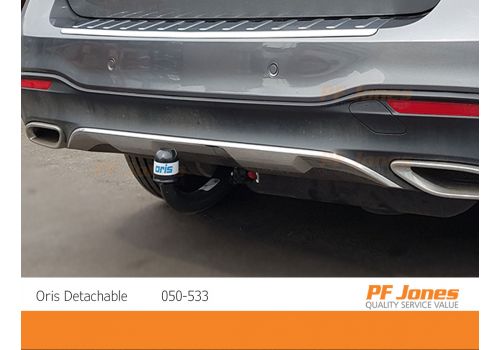Mercedes GLE Westfalia Detachable Towbar Neck Close Up