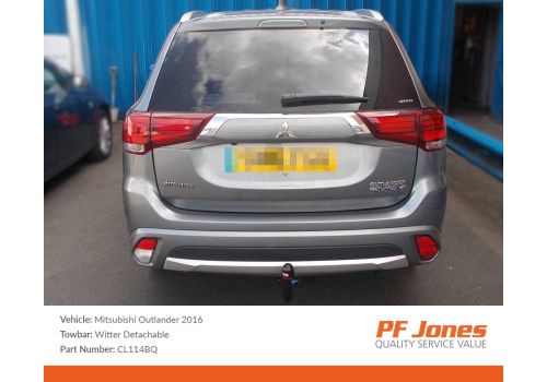 Mitsubishi Outlander 2016 Witter detachable swan neck
