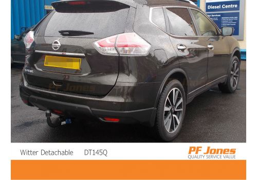 Nissan XTrail Detachable Towbar Side View