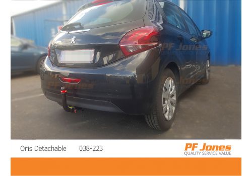 Peugeot 208 Hatchback 2012-2019 Oris Detachable Towbar