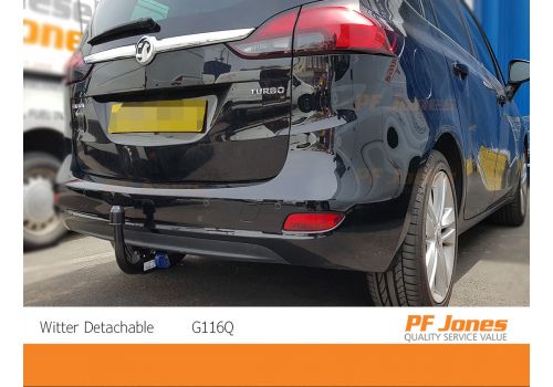 Vauxhall Zafira Detachable Towbar Fitted