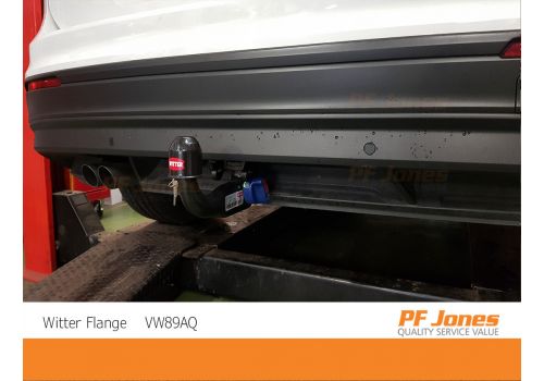 Volkswagen Tiguan ATV/SUV 2016 Onwards Witter Detachable Towbar Fitted Neck Close Up