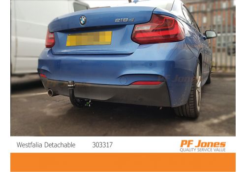 BMW 2 Series Coupe Westfalia Detachable Towbar 303317