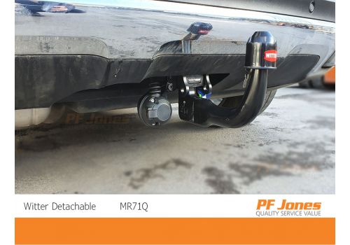 Mercedes GLE SUV W167 2019 Onwards_Witter Detachable Towbar MR71Q Neck Close Up